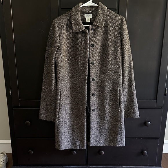 LOFT Jackets & Blazers - LOFT Black and Brown Trench Coat
